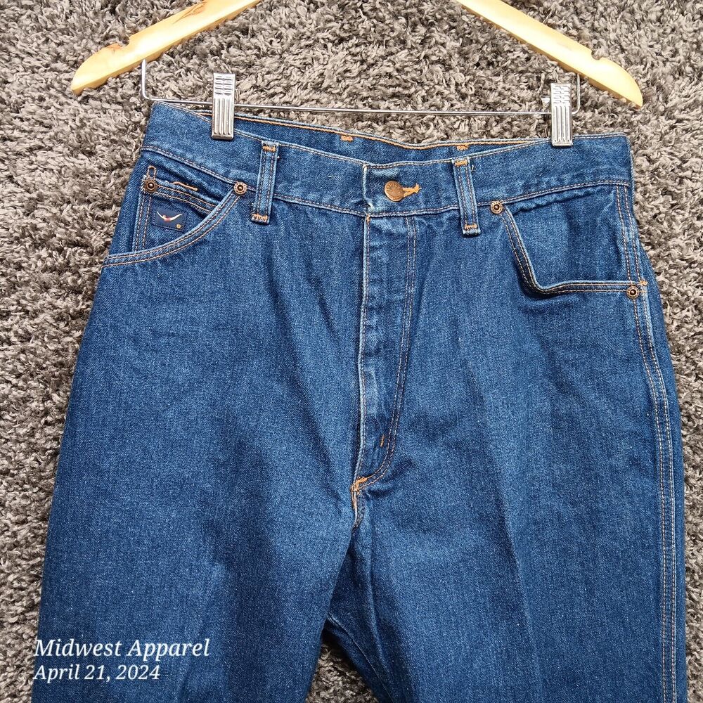 Vintage Jantzen Jeans Women 14 Blue Straight Leg High Rise 90s 80s 28x30